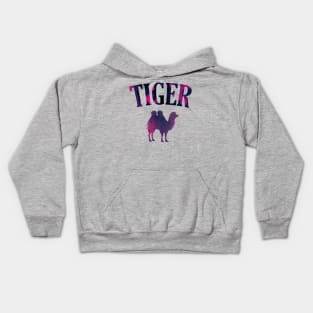 Slightly Wrong Tiger - Funny, Cute, Animal, Gift, Present Kids Hoodie